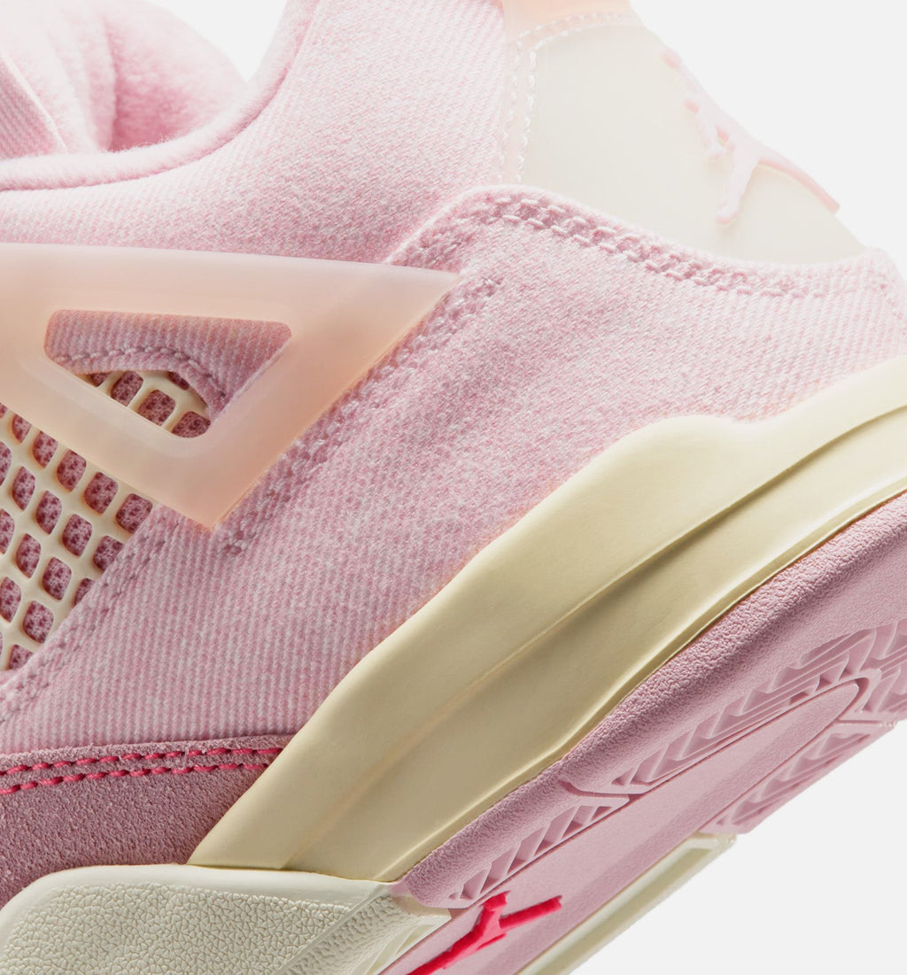Air Jordan 4 Retro Pink Pearl And Iced Carmine Preschool Lifestyle Shoes - Pink Pearl/Iced Carmine/Coconut Milk
