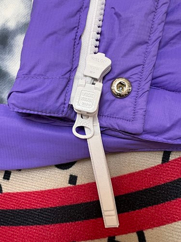 Canada Goose Puffer Vest in Purple with Stand Collar