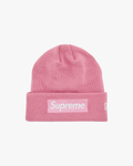 Supreme New Era Box Logo Beanie (FW24) Dusty Pink