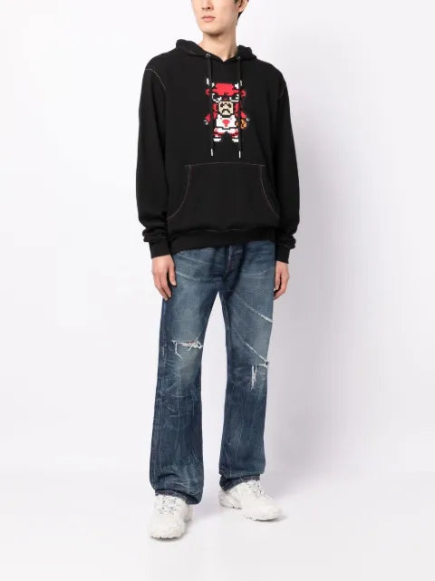 Mostly Heard Rarely Seen 8-Bit Chicago graphic-print hoodie