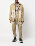 DSQUARED2 two-tone flap-pocket jacket