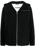Jil Sander virgin-wool hooded jacket
