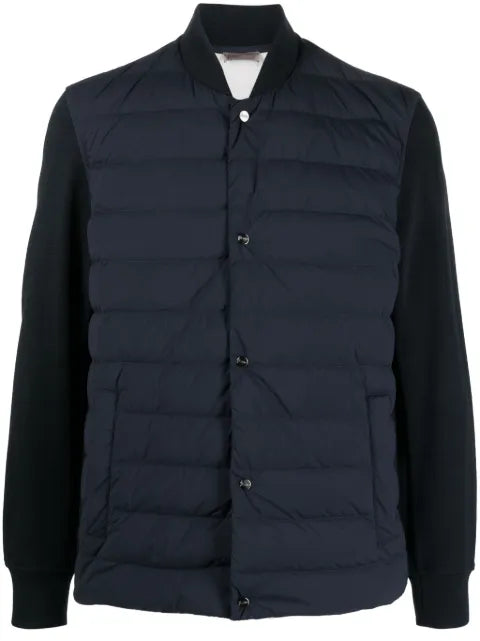 Herno contrasting-sleeves padded jacket