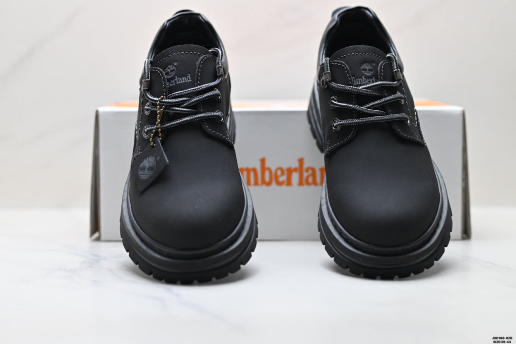 Timberland Black Premium Leather Oxford