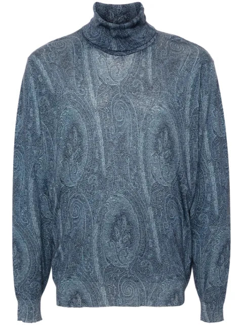 ETRO paisley-jacquard sweater