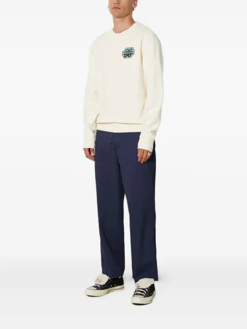 Filling Pieces embroidered-patch crew-neck sweatshirt