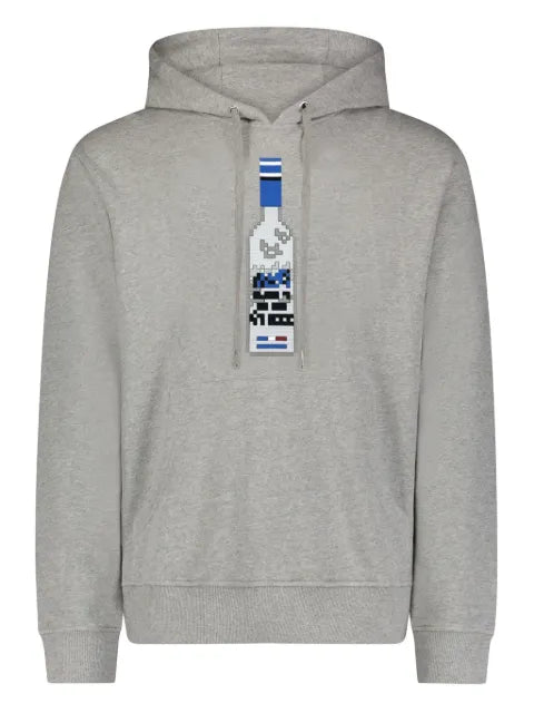 Mostly Heard Rarely Seen 8-Bit Grey Bird hoodie