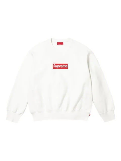 Supreme washed box logo "SS 25 - White" sweatshirt