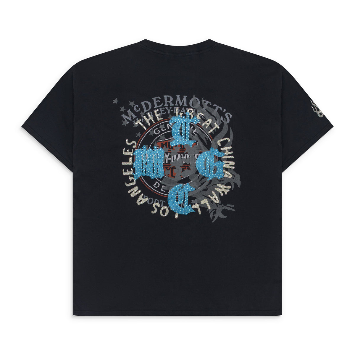 Blue T.G.C.W Vintage Crystal T-shirt