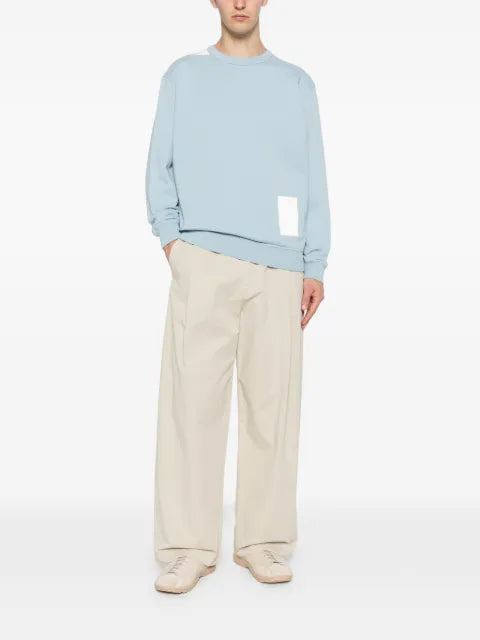 Stone Island 6100055 cotton fleece S.I. Marina sweatshirt