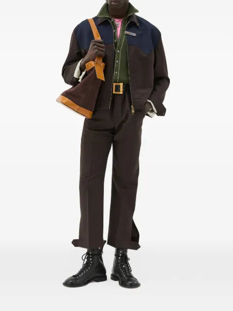 Versace wool-mohair zip blouson
