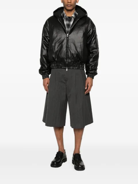 ALIS hooded zip bomber jacket