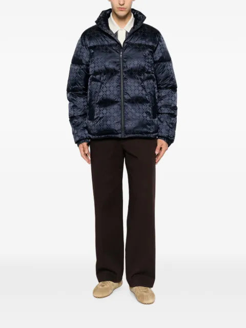 SANDRO Water-repellent Cross-motif puffer jacket