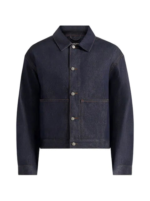 Manière De Voir Damie in indigo boxy-fit denim jacket