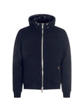 Moorer hooded wool-blend jacket