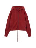 Palm Angels Palm Tree zip loose hoodie