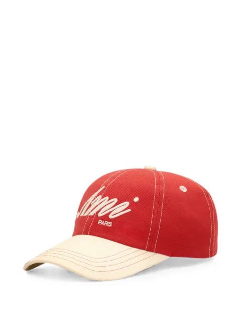 AMI Paris cotton baseball cap with Ami Paris-embroidery
