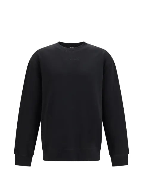 Balmain logo-embroidered cotton sweatshirt