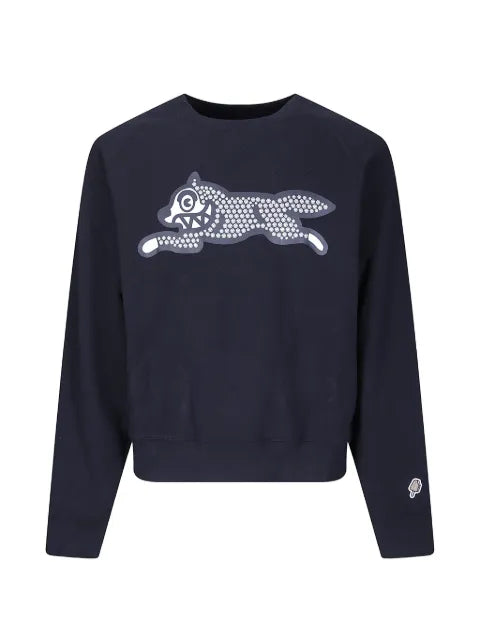 ICECREAM Running Dog glitter-embellished sweatshirt