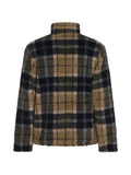 Barbour tartan-print fleece jacket