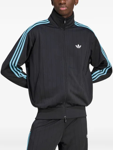 adidas Firebird stripe-detail zip-up sweatshirt