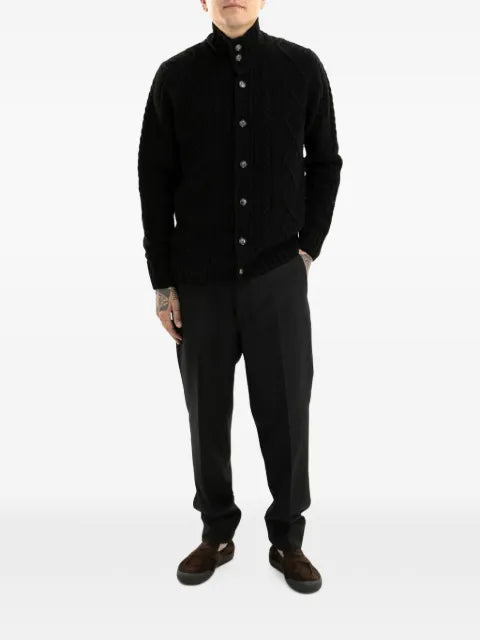 Barba cable-knit cardigan