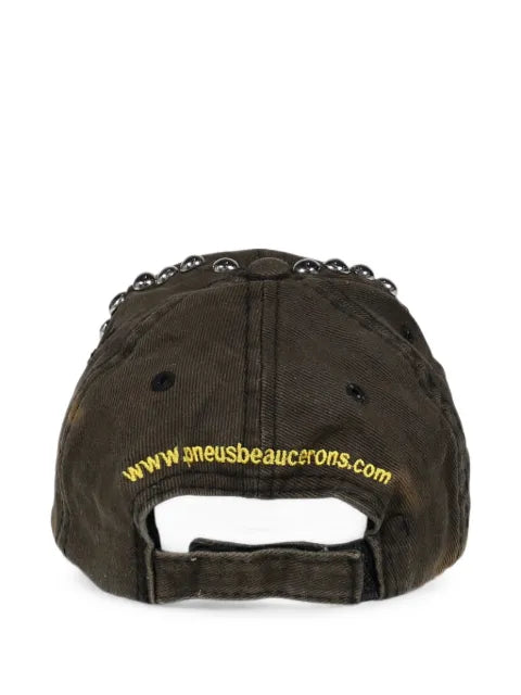 Joshua J. studded baseball cap