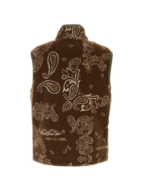 Moncler paisley-print reversible gilets