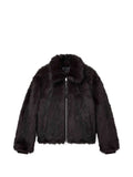 Purple Brand faux-fur jacket