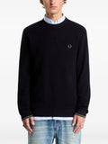 Fred Perry waffle-stitch sweater