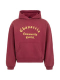 Willy Chavarria Chavarria Community Center shrunken cotton hoodie