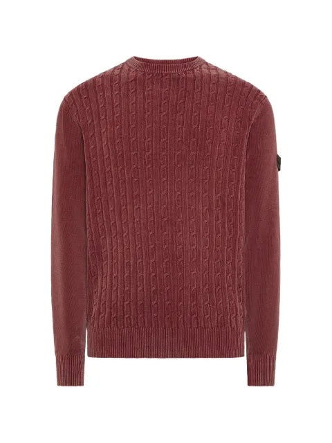 Peuterey Cursa cable-knit cotton sweater