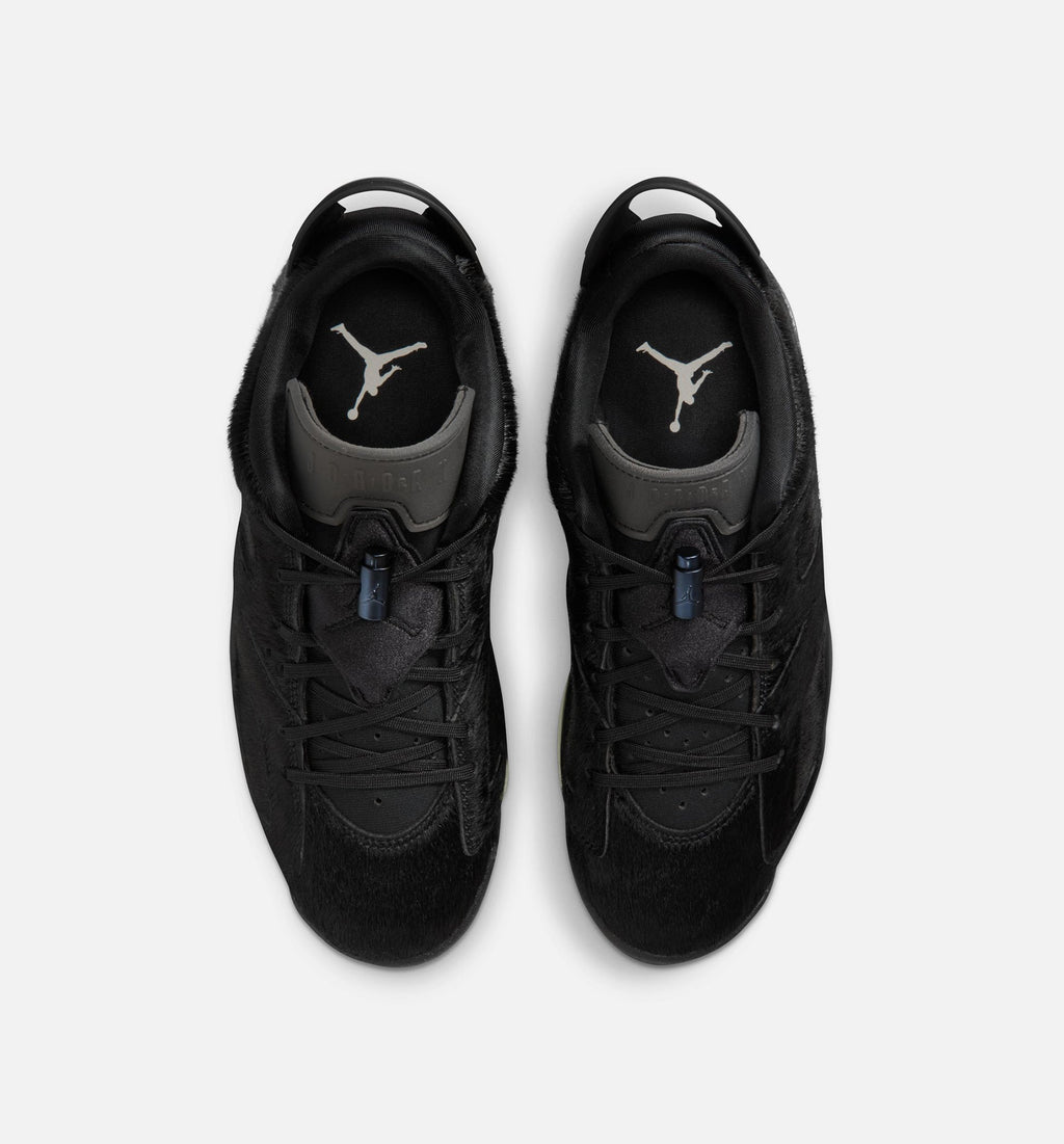 Air Jordan 6 Retro Low Blackout – Women's Lifestyle Shoe in Black/Black