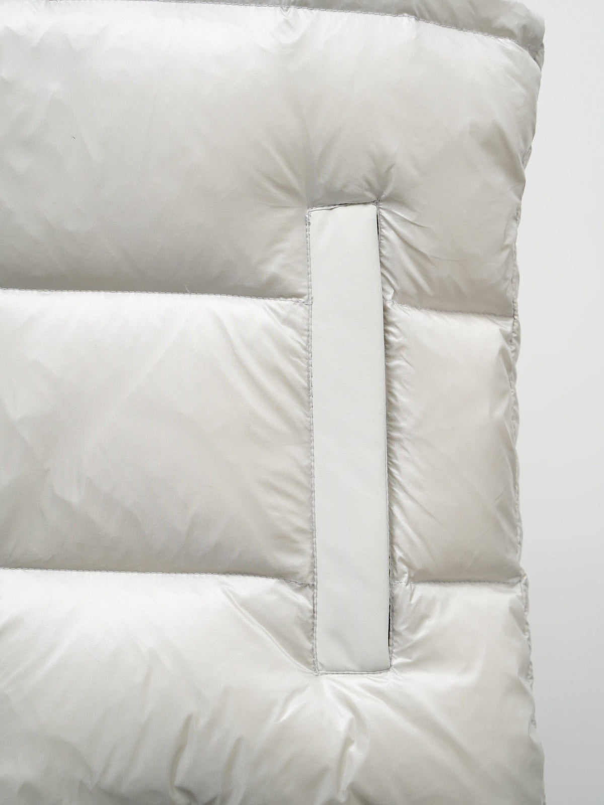 Moose Knuckles White Ballistic Down Vest
