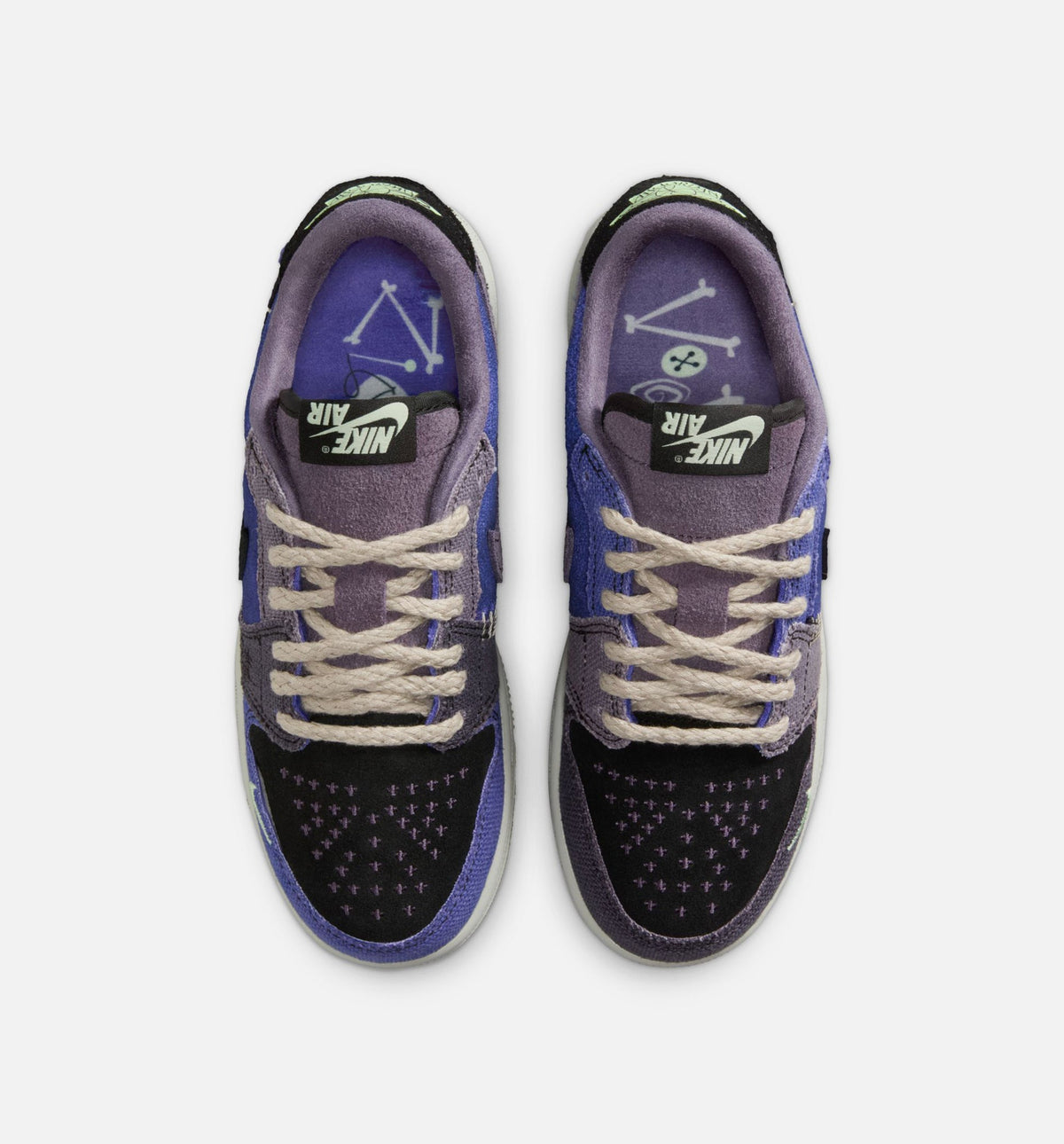 Air Jordan 1 Low OG Grade School Lifestyle Shoes - Regency Purple Dark Raisin