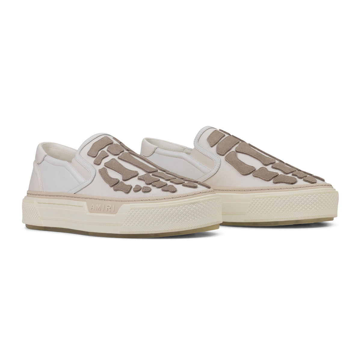 White Skel Top Slip On Sneakers