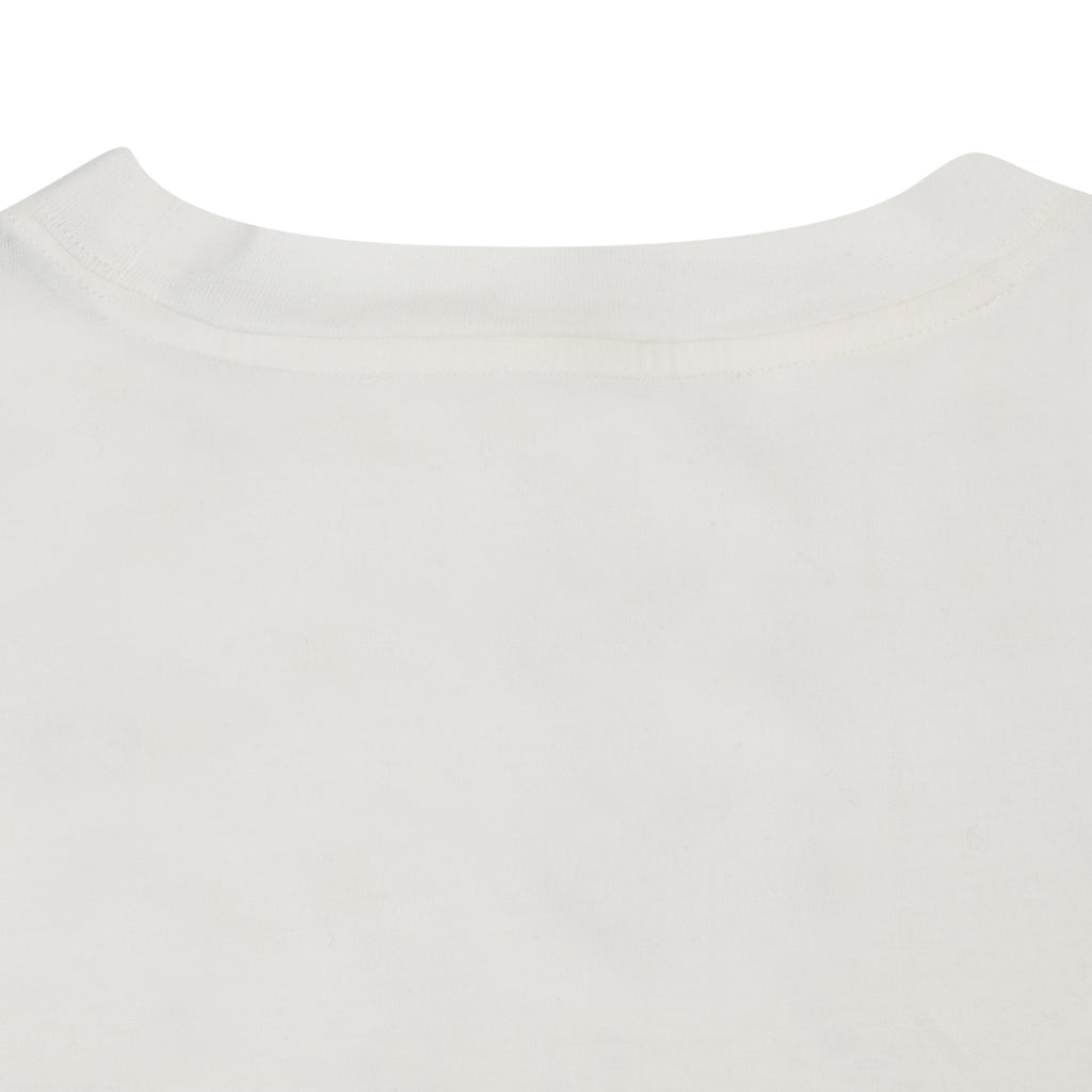 White Embroidered Long Sleeve T-Shirt