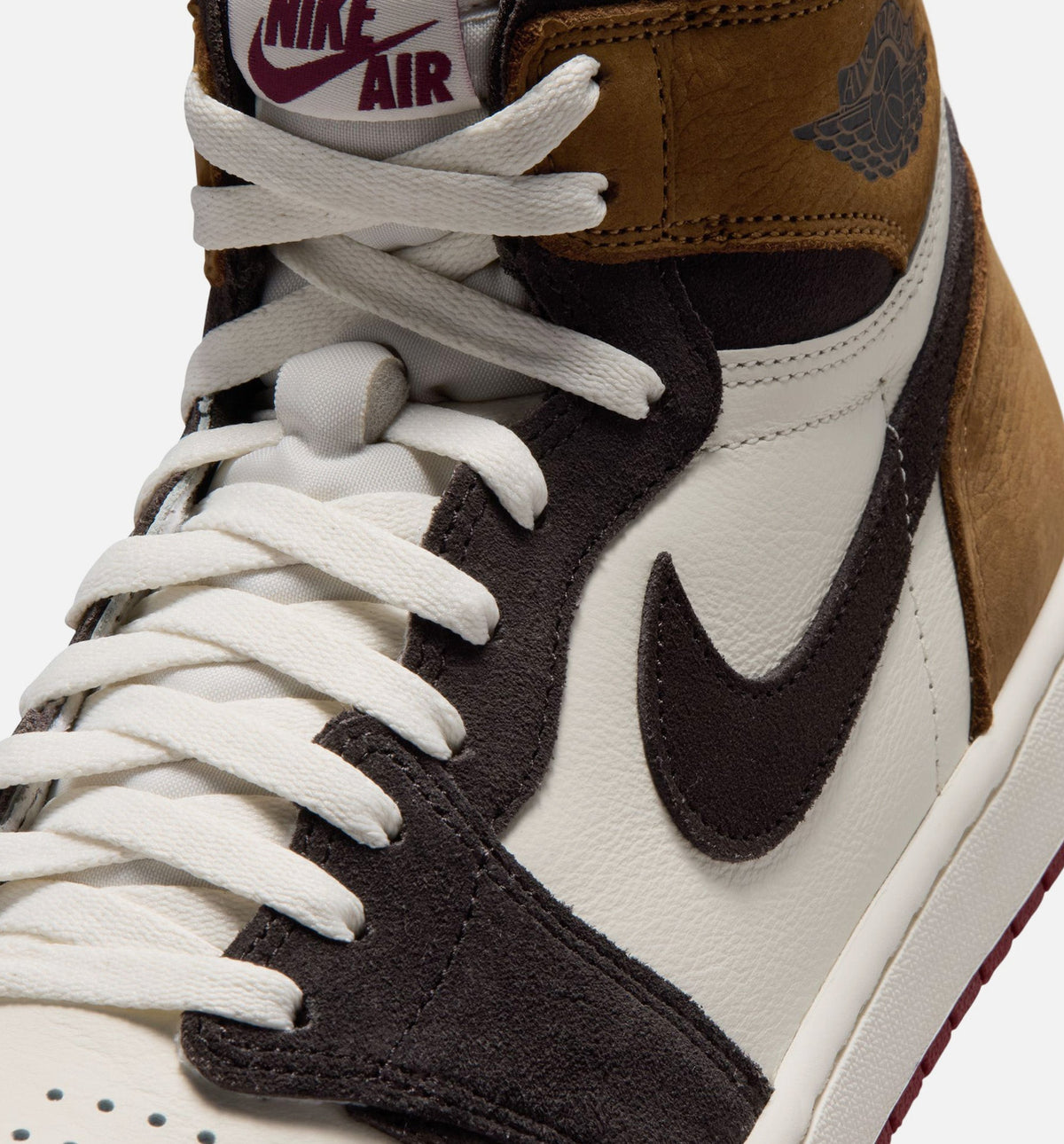 Air Jordan 1 Retro High OG Love Letter Men's Lifestyle Shoe - Shadow Brown/Team Red/Light British Tan
