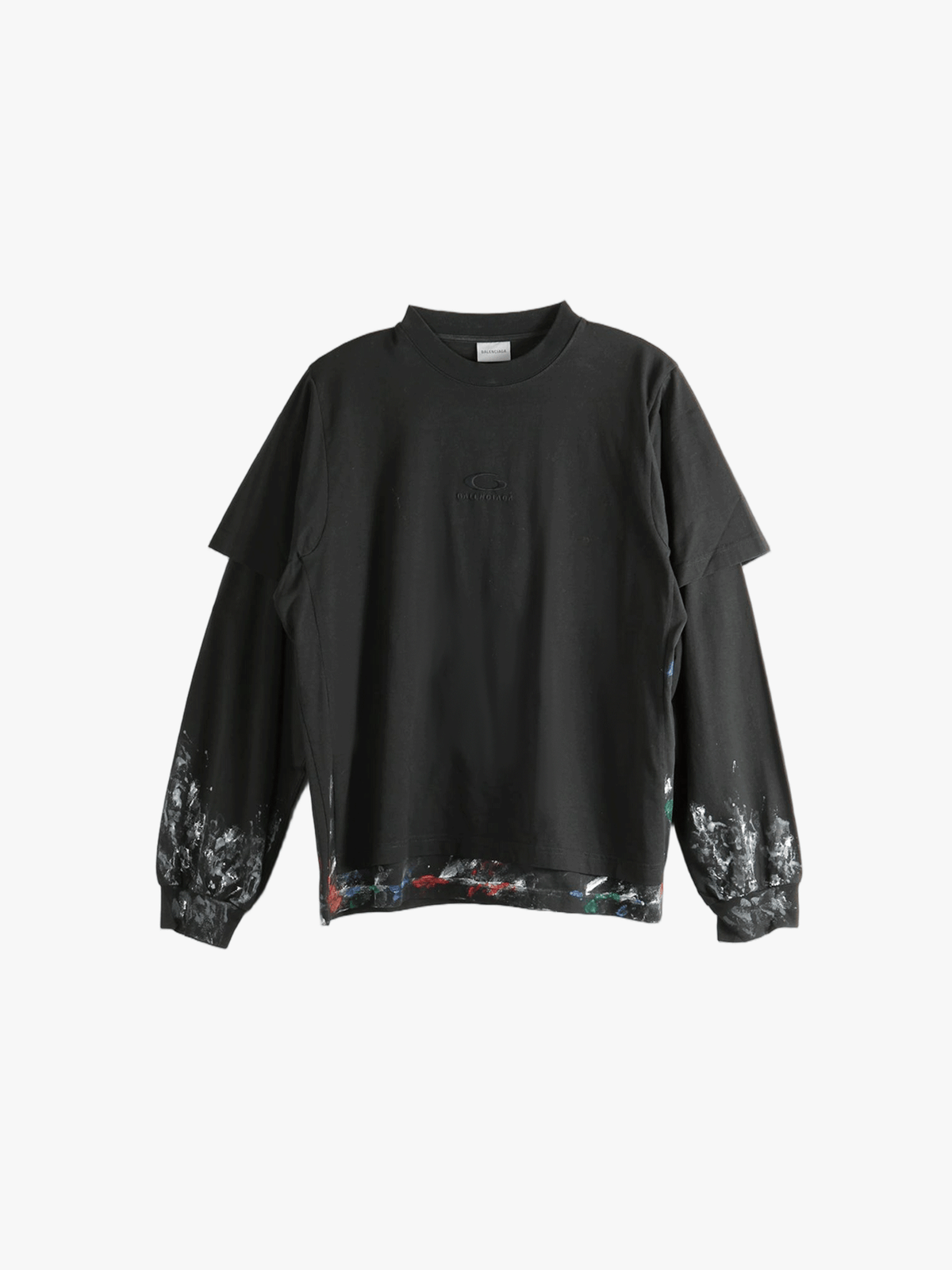 BALENCIAGA - Men Hybrid Double T-Shirt