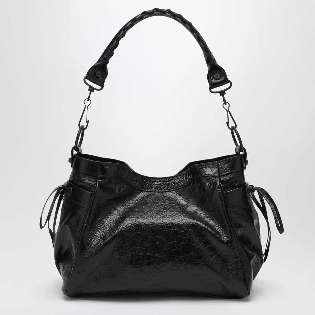 Balenciaga - Small Le City bucket bag in lambskin black