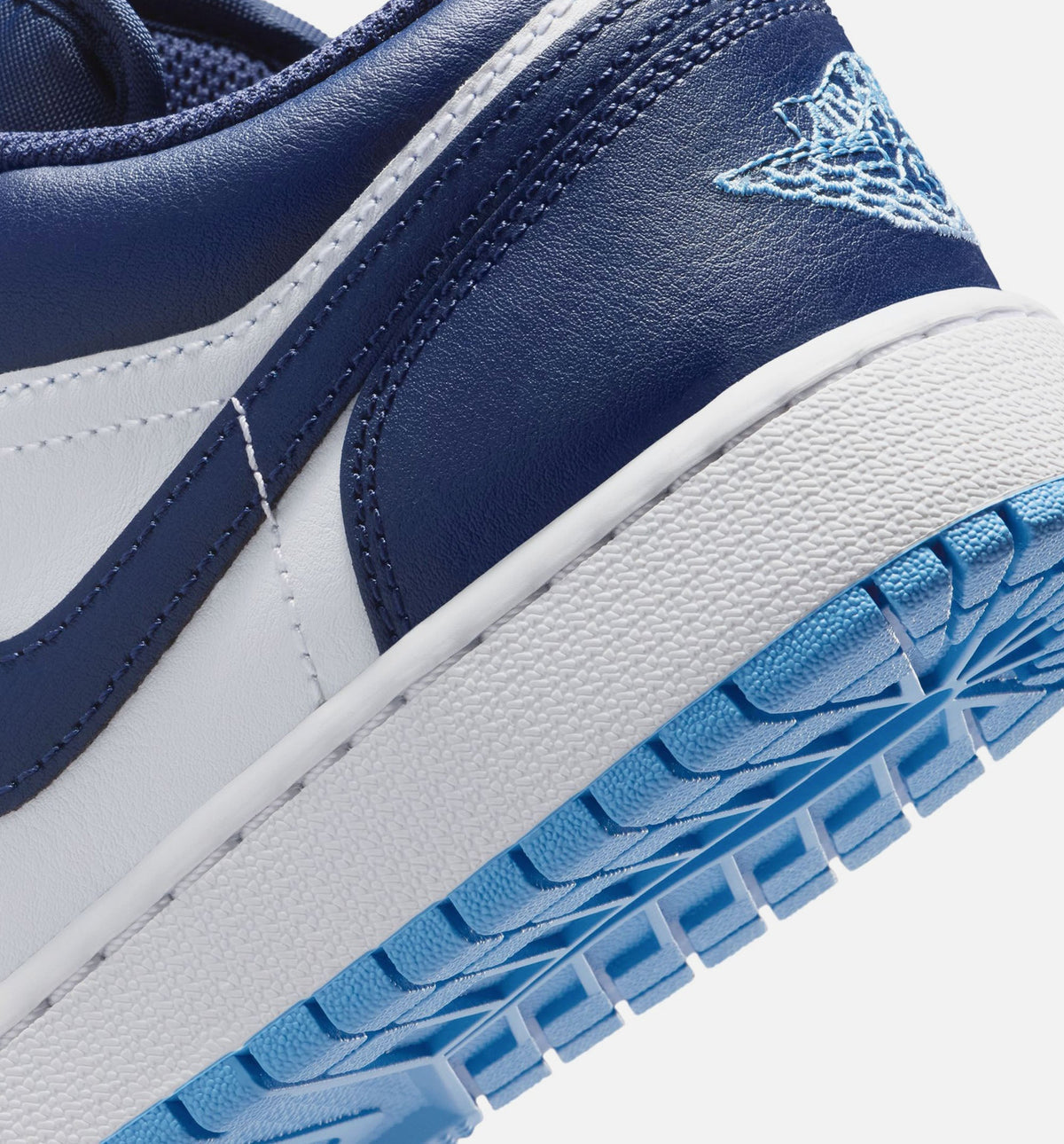 Air Jordan 1 Low Grade School Shoes - Navy/Blue/White