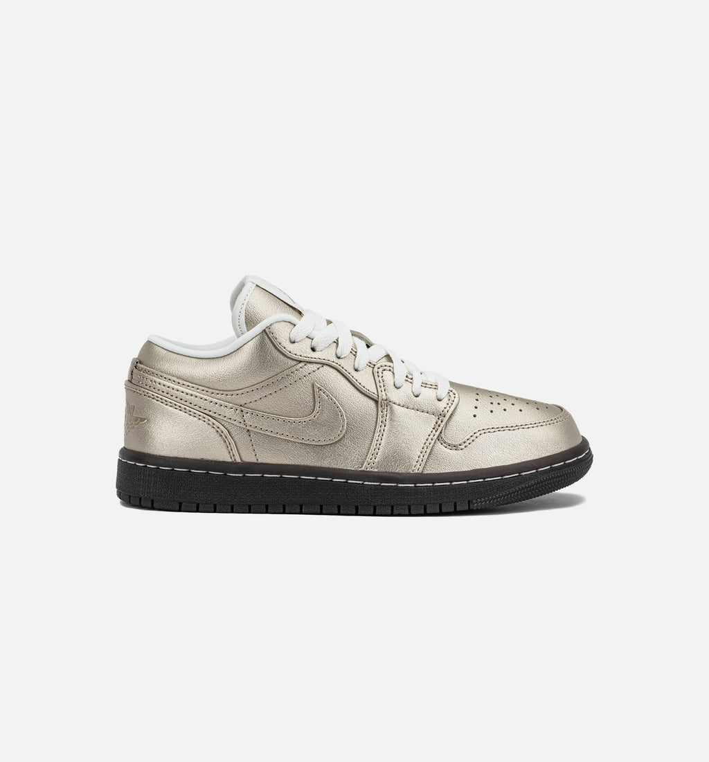 Air Jordan 1 Low SE Metallic Zinc Women's Lifestyle Shoe - Metallic Zinc/Summit White/Velvet Brown