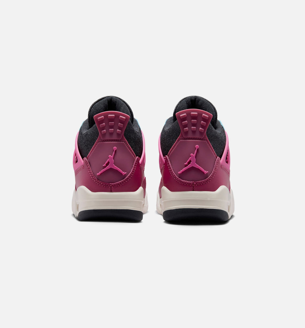 Air Jordan 4 Retro She's A Star Big Kids' Lifestyle Shoes - Sweet Beet/Desert Pink/Off Noir/Chalk