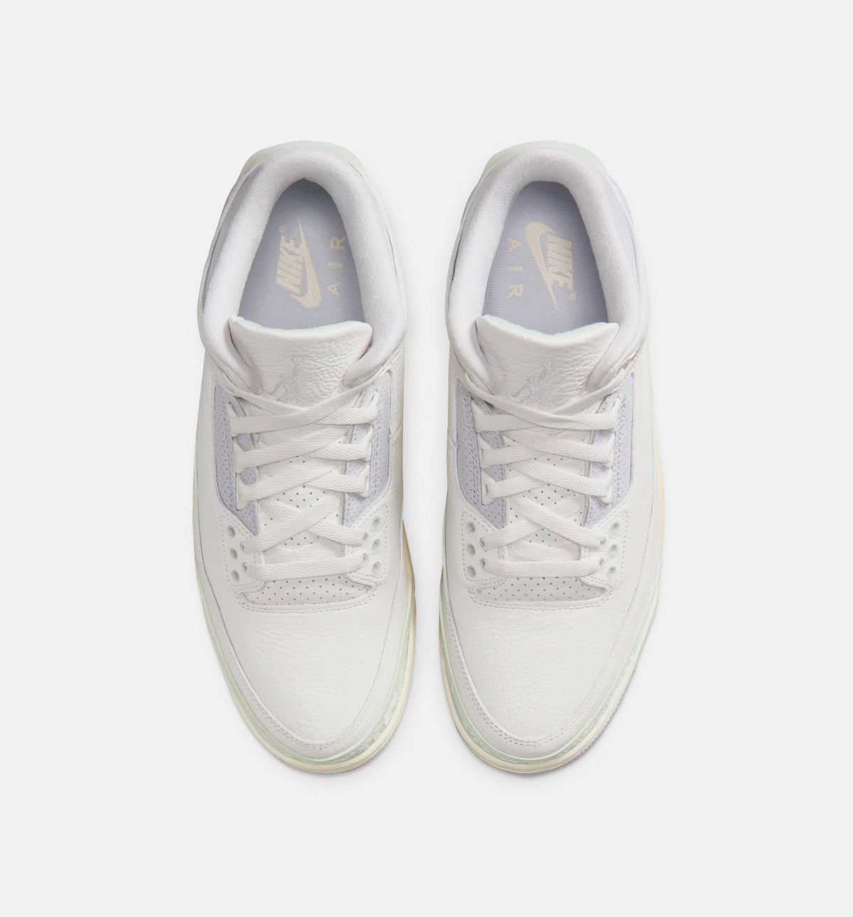 Air Jordan 3 Retro Sail and Jade Aura Men's Lifestyle Shoe – Sail/Jade Aura/Aura/Iced Carmine