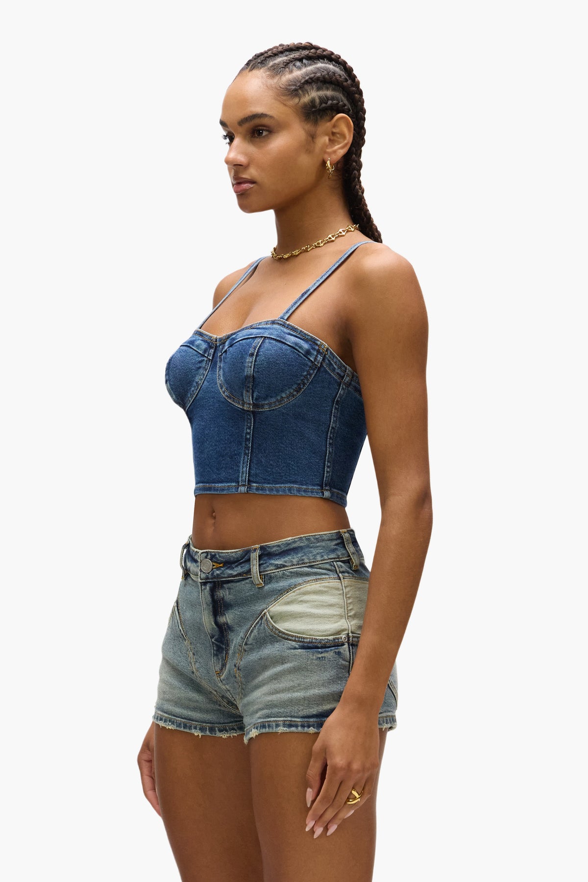 Denim Corsette
