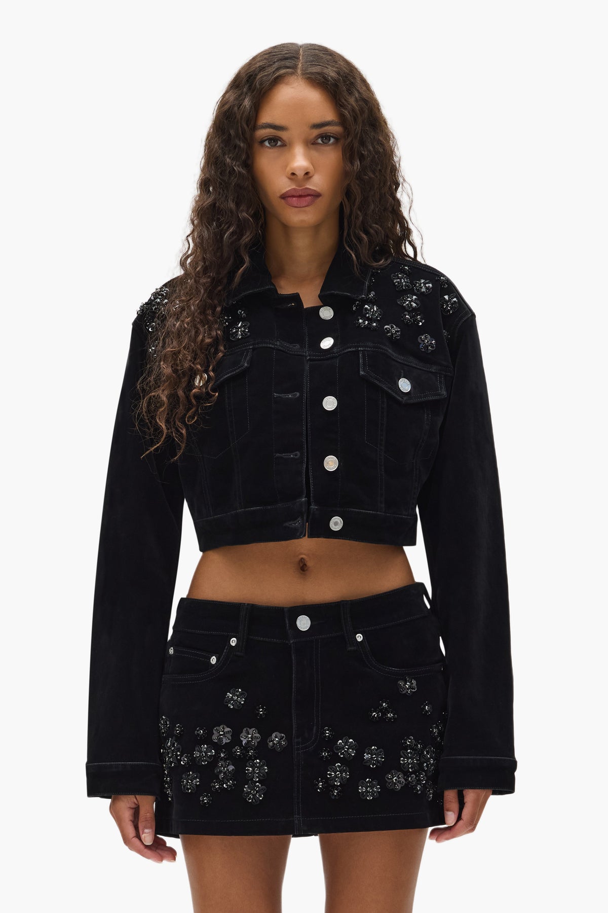 Embellished Cropped Jacket