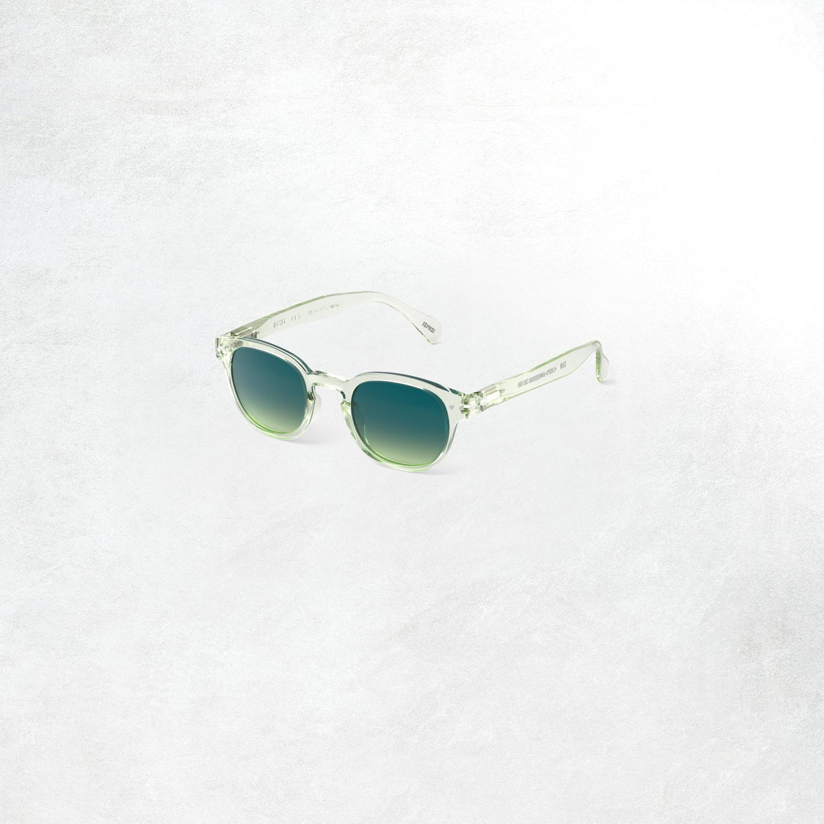 Izipizi Sun Glasses #C: Green Fields Green Shading Lenses