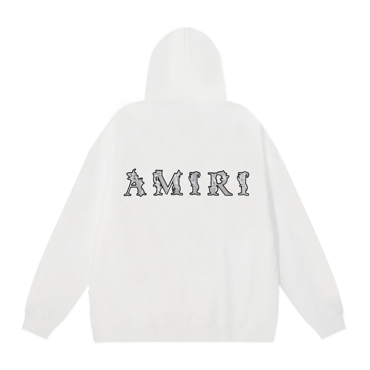 Amiri Multi‑Graphic Letter Logo Oversized Hoodie Streetwear Unisex