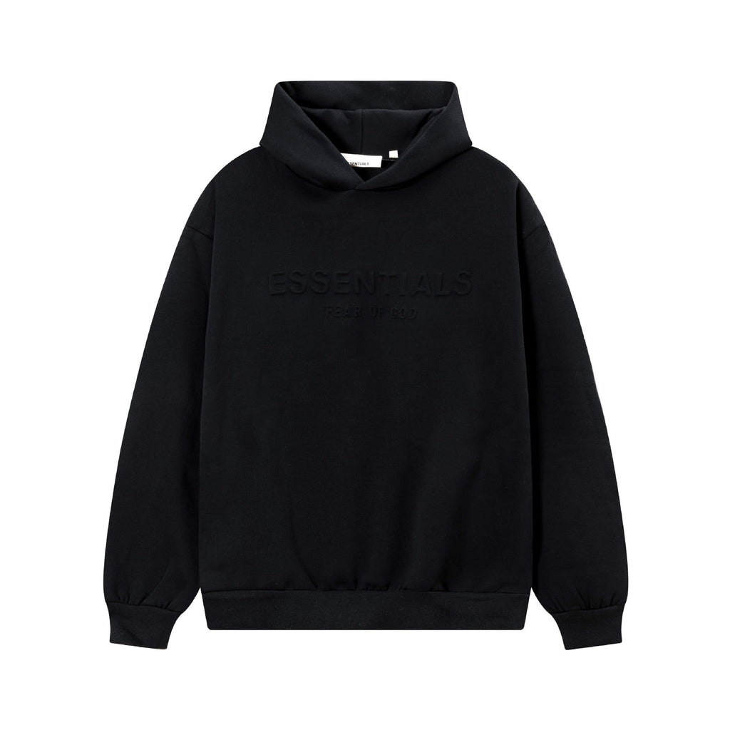Fear of God Embossed Letter Fleece Lined Pullover Hoodie
