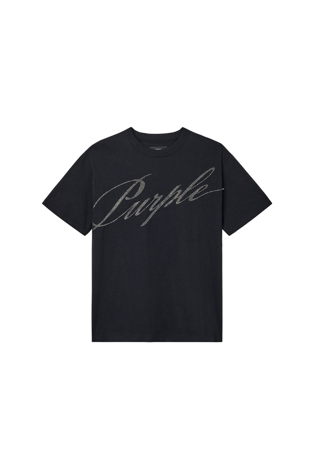 Crystal Slanted Script Tee